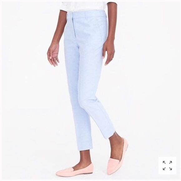 J. Crew 6 Skimmer Oxford Pant - Picture 1 of 6